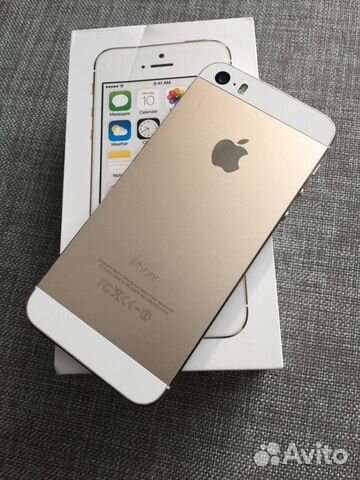 iPhone 5s gold с тач айди