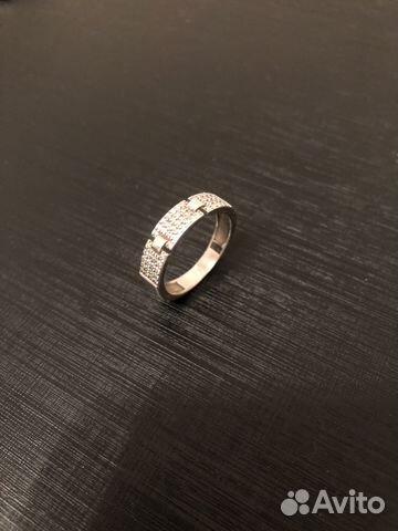 Серебряное кольцо с фианитами