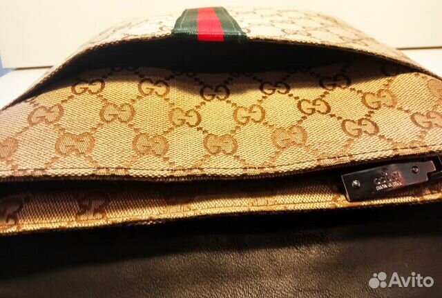 Мужская сумка gucci через плечо с ремешком Мужская сумка gucci через плечо с ремешком