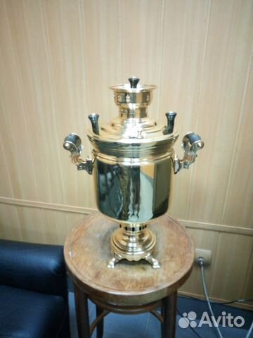 Самовар угольный на дровах 5-6 л г. Тула