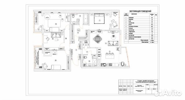 5-к квартира, 155.2 м², 17/17 эт.