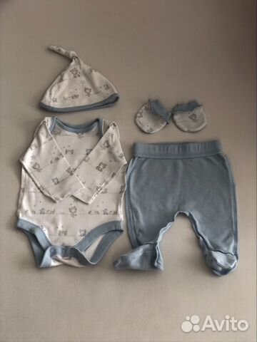 Комплект Mothercare мишки (0-2мес) Комплект Mothercare мишки (0-2мес)