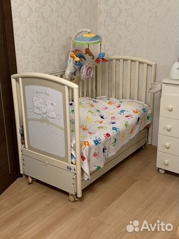 Комод Erbesi и кроватка Pali, матрас MemoryForm