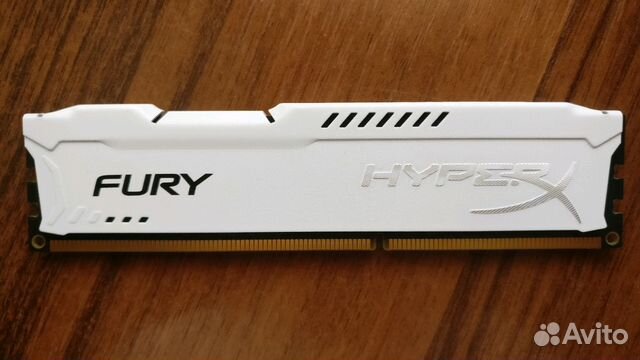 Kingston HiperX Fury White 4gb ddr3 1600MHz