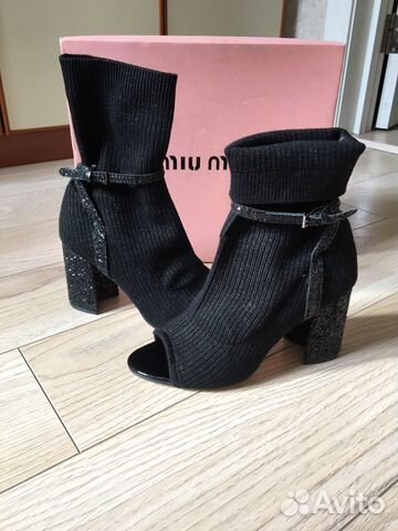 Ботильоны Miu miu