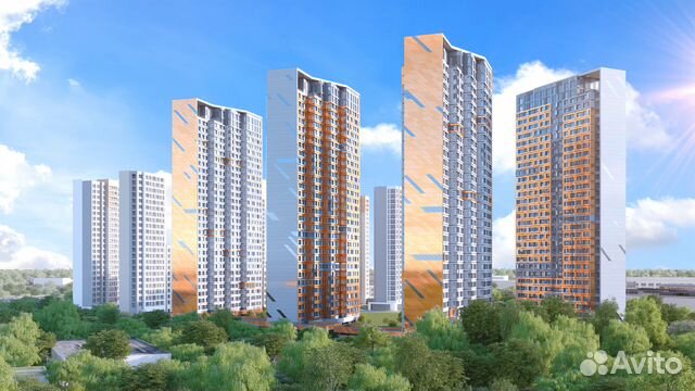 3-к квартира, 74.2 м², 4/22 эт.