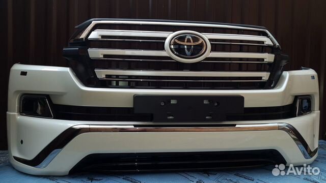 Бампер передний Land Cruser 200 Executive White 18