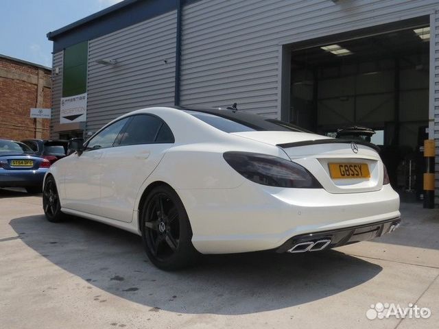 Тюнинг спойлер AMG на Mercedes Benz w218 CLS-class