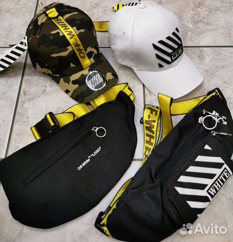 Сумка барсетка на пояс Off-White Офф-Вайт новая.Че