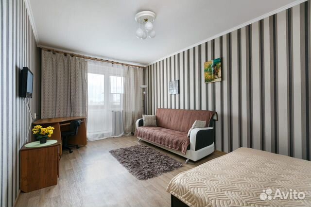 

1-к. квартира, 45 м², 2 кровати