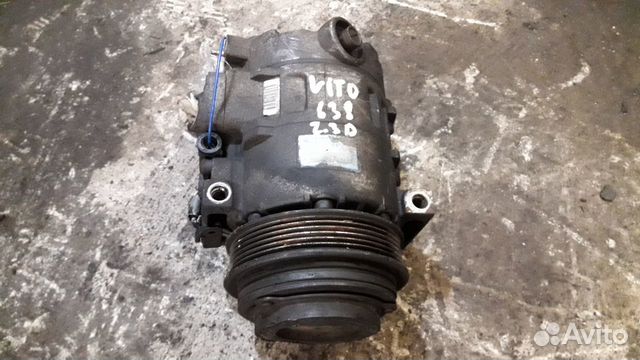 Компрессор кондиционера Мерседес Вито 638 2.3D