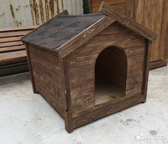 Деревянные будки для собак большие и маленькие купить на Зозу.ру - фотография № 2