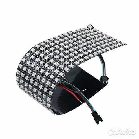 Гибкая светодиодная матрица WS2812,16*16, 8*16, 5V Гибкая светодиодная матрица WS2812,16*16, 8*16, 5V