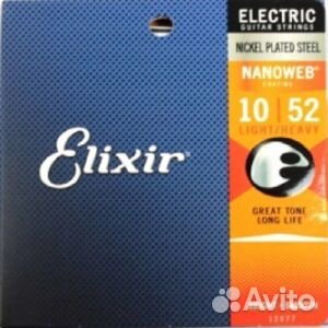84872303366 Elixir 12077 NanoWeb струны для электрогитары Ligh