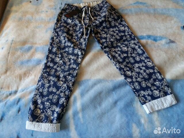 Брюки джинсовые