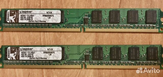 DDR2 по 1 Гб DDR2 по 1 Гб