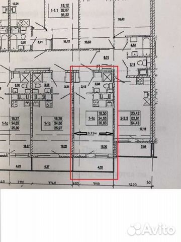 Студия, 26.8 м², 9/19 эт. Студия, 26.8 м², 9/19 эт.