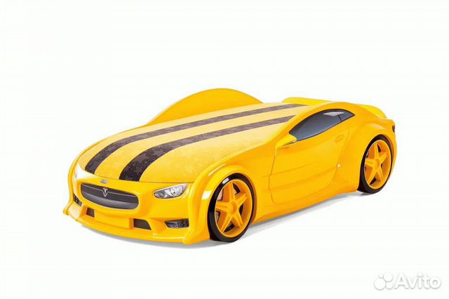 Кровать машина объемная 3d