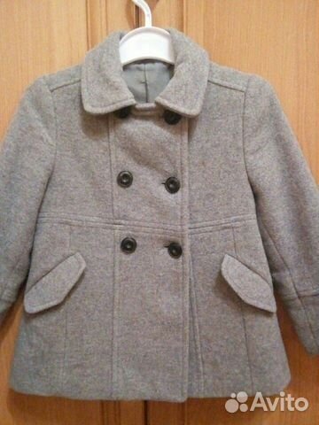 Теплое пальто Zara р.104 Теплое пальто Zara р.104