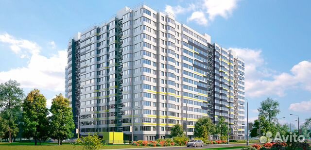 1-к квартира, 35.5 м², 4/16 эт. 1-к квартира, 35.5 м², 4/16 эт.