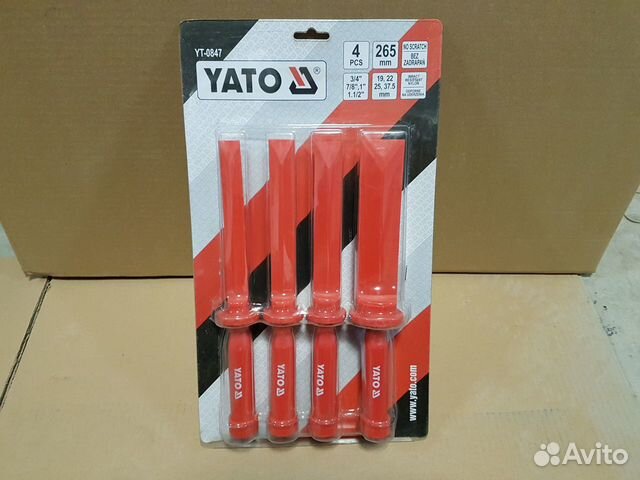 Набор пластмассовых шаберов 4 пр. Yato