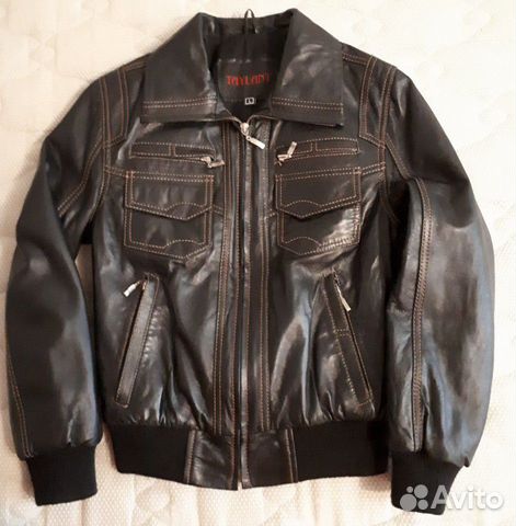 Кожаная куртка новая рост 143-140. Натур.кожа Кожаная куртка новая рост 143-140. Натур.кожа