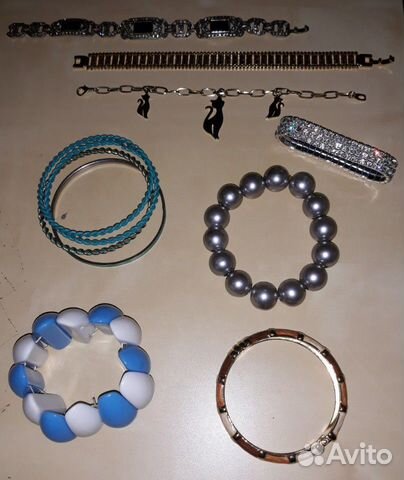 Красивая бижутерия браслеты разные