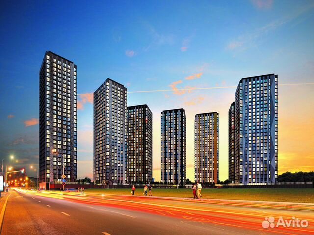 2-к квартира, 54.3 м², 2/33 эт. 2-к квартира, 54.3 м², 2/33 эт.