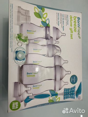 Набор детских бутылочек BornFree breeze Delux Набор детских бутылочек BornFree breeze Delux