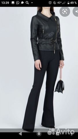 Кожаная куртка Elisabetta Franchi