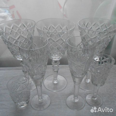 Хрустальные бокалы
