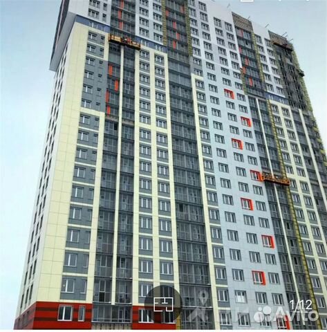 1-к квартира, 34 м², 4/25 эт. 1-к квартира, 34 м², 4/25 эт.