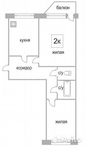 Ленинградский проект планировка 2 комнатная