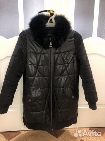 Кожаная зимняя куртка «снежная королева» Кожаная зимняя куртка «снежная королева»