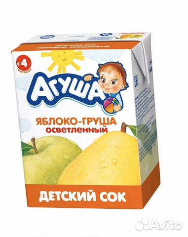 Сок Агуша обмен