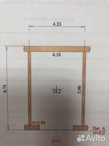 Гараж, 24 м²