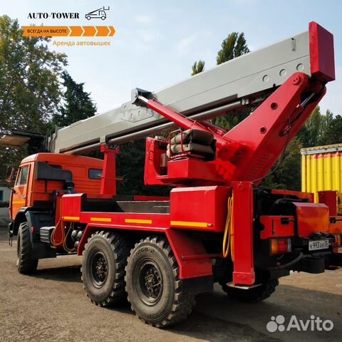 Аренда (услуги) автовышки 12 - 45 метров, вездеход