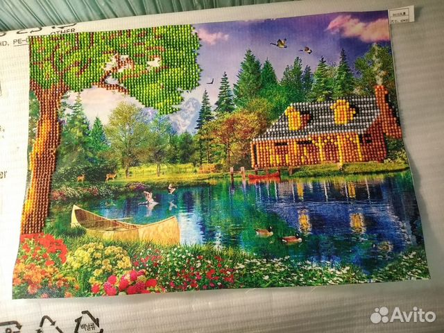 Готовая картина стразами Готовая картина стразами