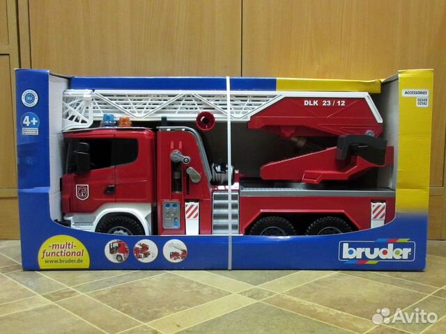 Bruder пожарная машина Scania, доставка по России