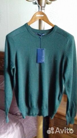 Джемпер муж, Trussardi, M/L, новый, 100 шерсть