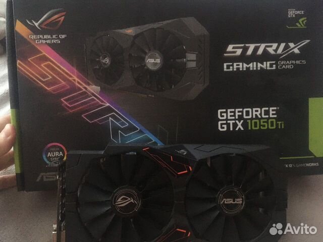 Видеокарта GeForce gtx 1050 ti strix