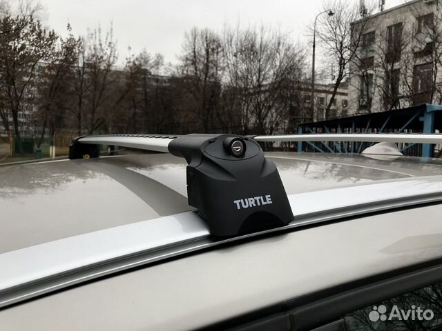 Багажник turtle air 2 на интегрированный рейлинг