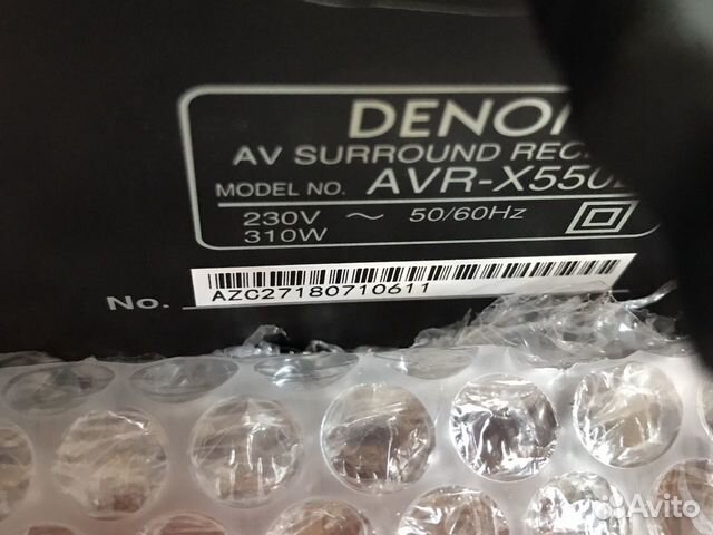 AV-ресивер Denon AVR-X550BT