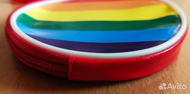 Радужный кошелёк-косметичка