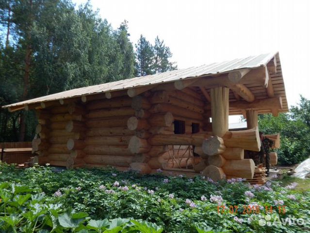 Сруб бани в Сруб бани в