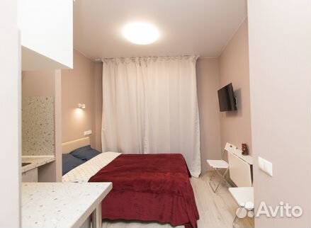 

Квартира-студия, 17 м², 1 кровать