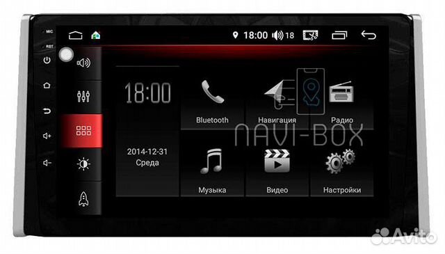 Штатная магнитола на Toyota Rav 4 2018+