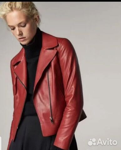 Кожаная куртка Massimo Dutti
