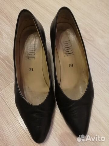 Туфли чёрные нат кожа