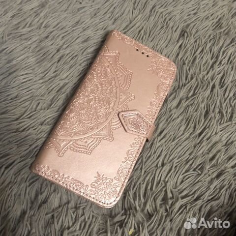 Розовый чехол книжка для iPhone 7+ и 8+ Розовый чехол книжка для iPhone 7+ и 8+